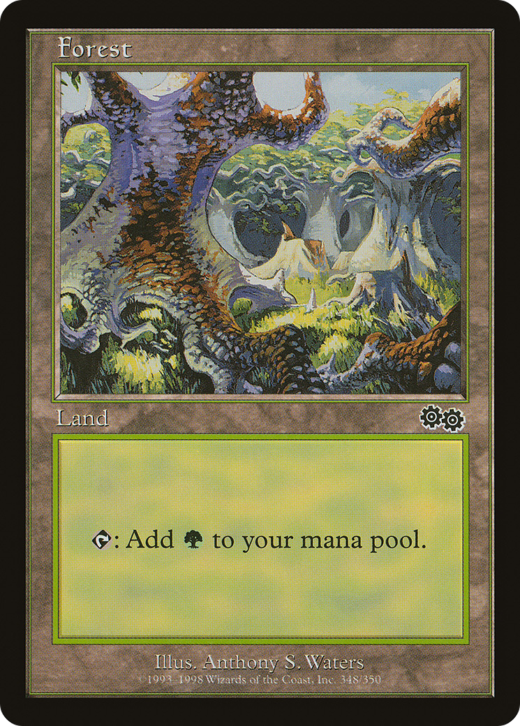 Forest (348) - Urza's Saga