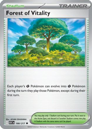 Forest of Vitality (188) Reverse Holofoil - Ascended Heroes
