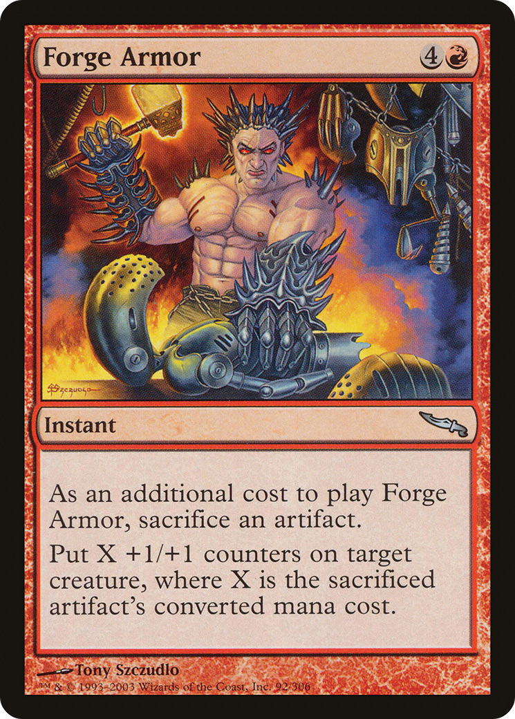Forge Armor (092) Foil - Mirrodin