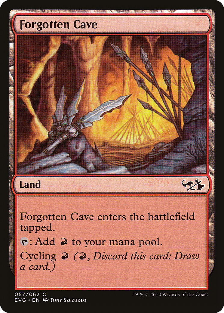 Forgotten Cave (057) - Duel Decks Anthology: Elves vs. Goblins