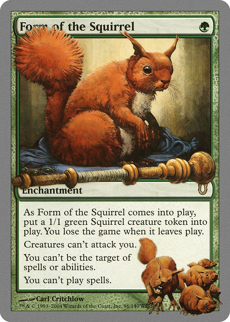 Form of the Squirrel (096) Foil - Unhinged