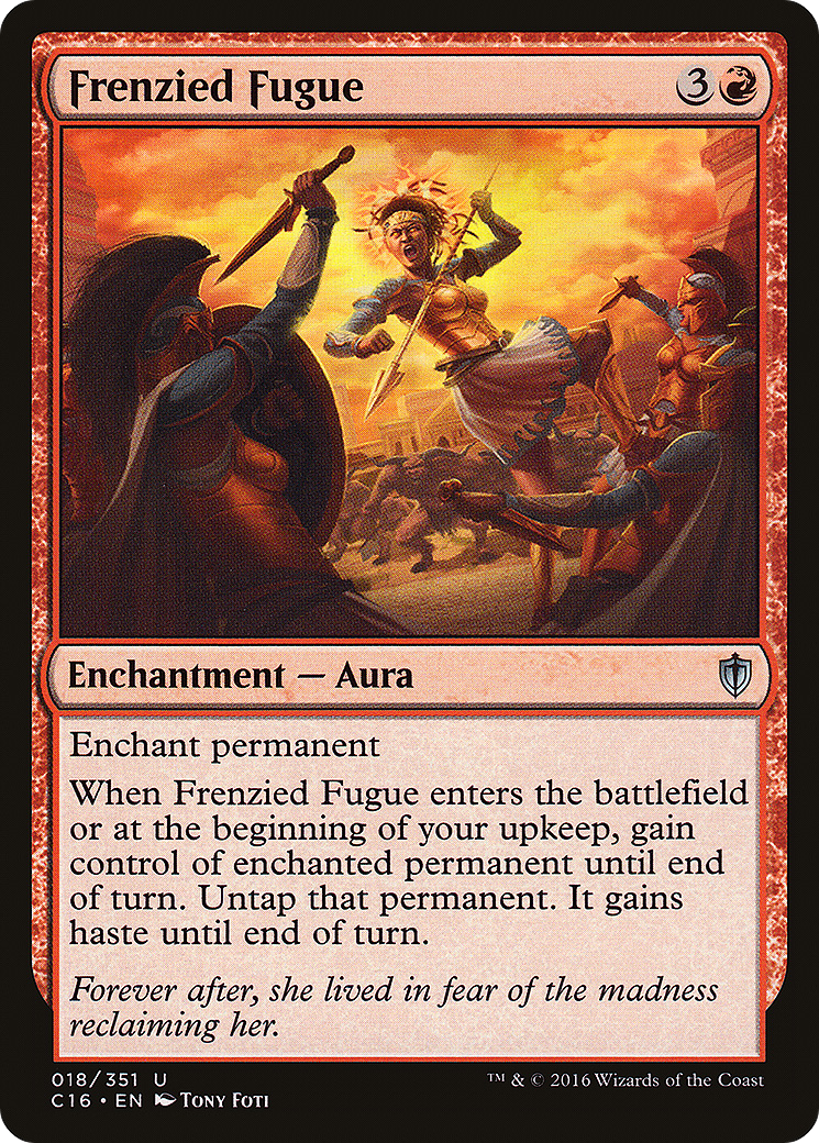 Frenzied Fugue (018) - Commander 2016