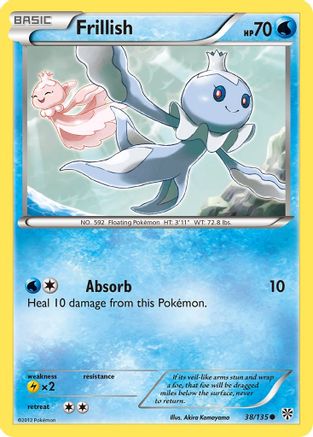 Frillish (38) Reverse Holofoil - Plasma Storm