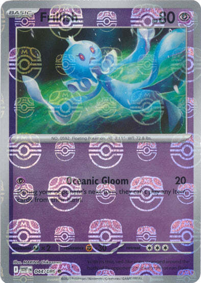 Frillish (Master Ball Pattern) (44) Reverse Holofoil - White Flare