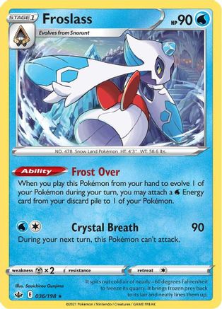 Froslass (36) Holofoil - Chilling Reign