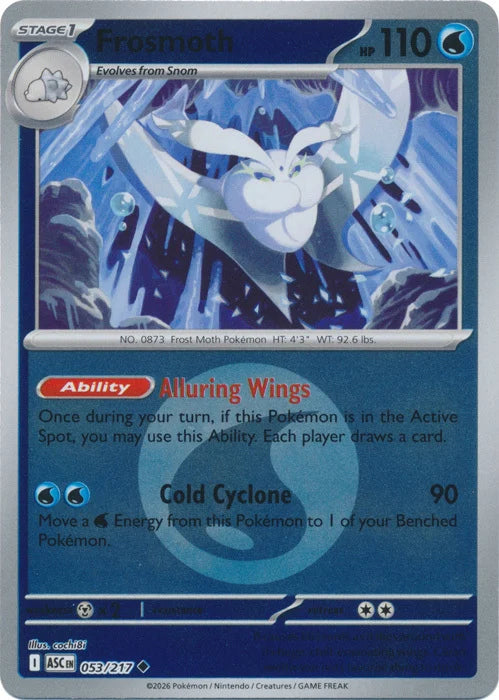 Frosmoth (Friend Ball) (53) Reverse Holofoil - Ascended Heroes