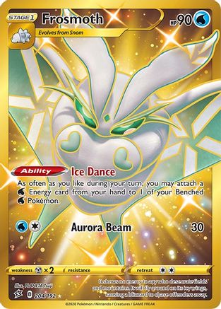 Frosmoth (Gold) (204) Holofoil - Rebel Clash