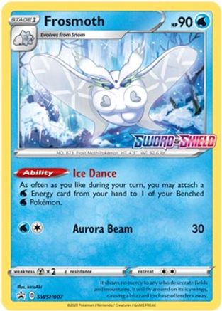 Frosmoth (Prerelease) (SWSH007) Holofoil - Black Star Promos