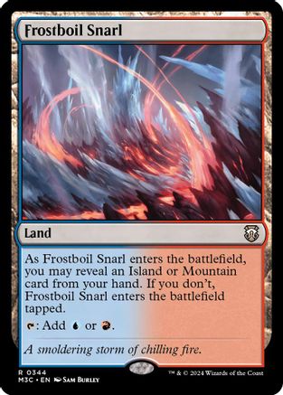 Frostboil Snarl (344) Ripple Foil - Commander: Modern Horizons 3