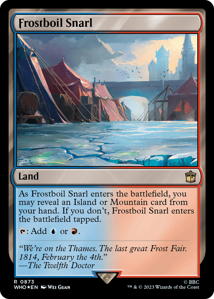 Frostboil Snarl (873) Surge Foil - Doctor Who