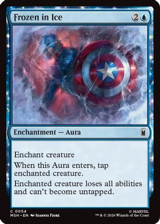 Frozen in Ice (054) Foil - Marvel Super Heroes