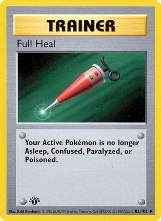Full Heal (82) (Unlimited) - Base Set (Shadowless)