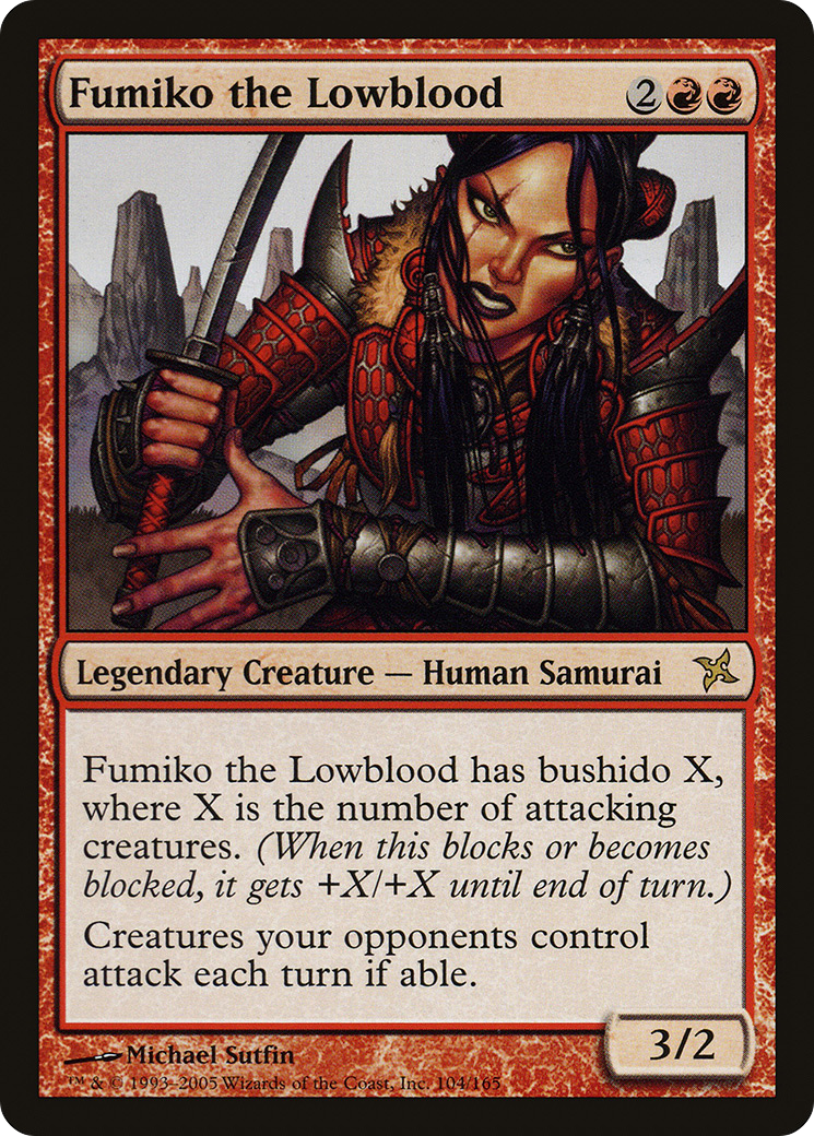 Fumiko the Lowblood (104) Foil - Betrayers of Kamigawa
