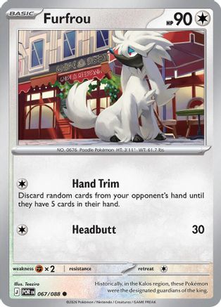 Furfrou (67) Reverse Holofoil - Perfect Order