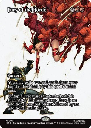 Fury of the Horde (071) Foil - Marvel Universe