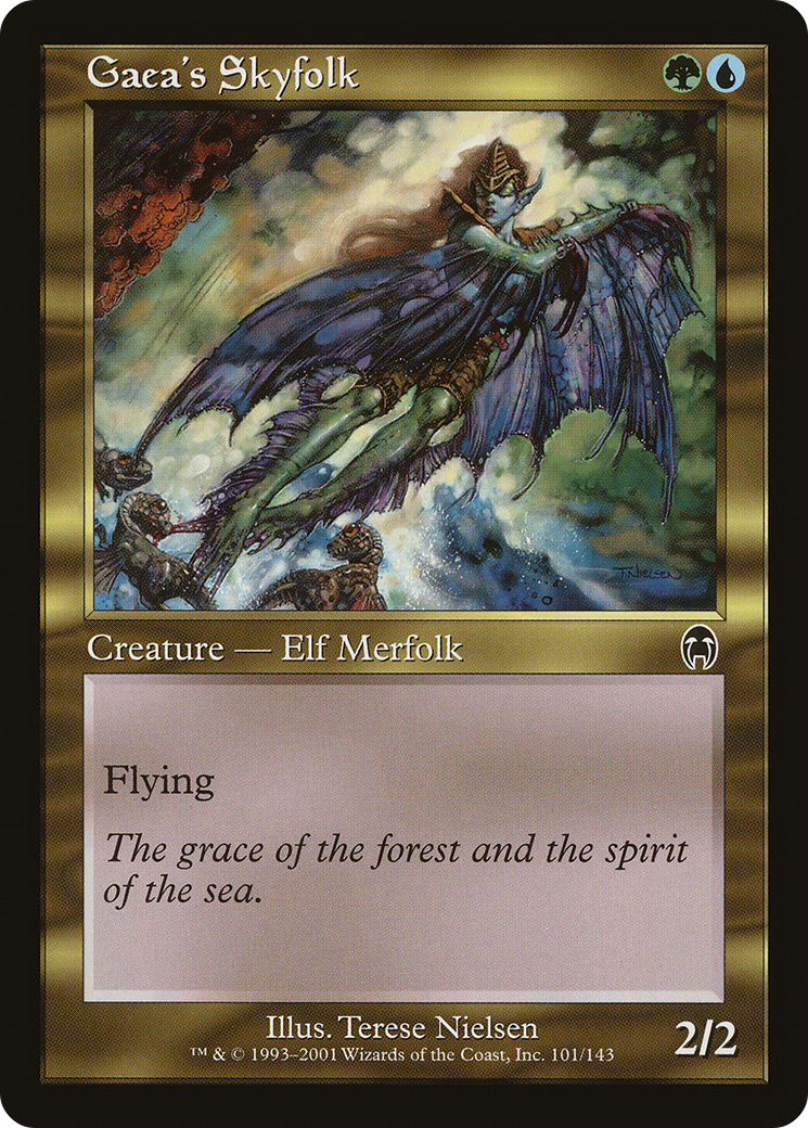 Gaea's Skyfolk (101) Foil - Apocalypse