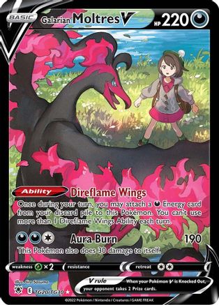 Galarian Moltres V (Alternate Full Art) (TG20) Holofoil - Astral Radiance