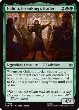 Galion, Elvenking's Butler (125) Foil - The Hobbit