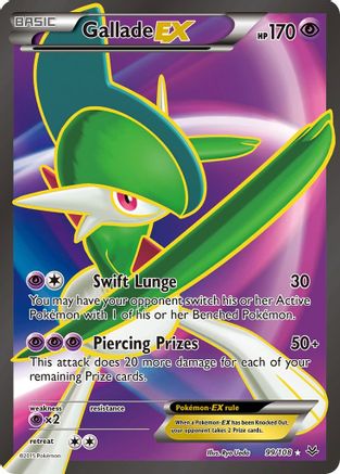 Gallade EX (Full Art) (99) Holofoil - Roaring Skies