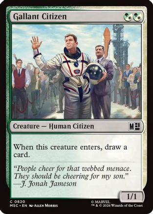 Gallant Citizen (820) - Commander: Marvel Super Heroes