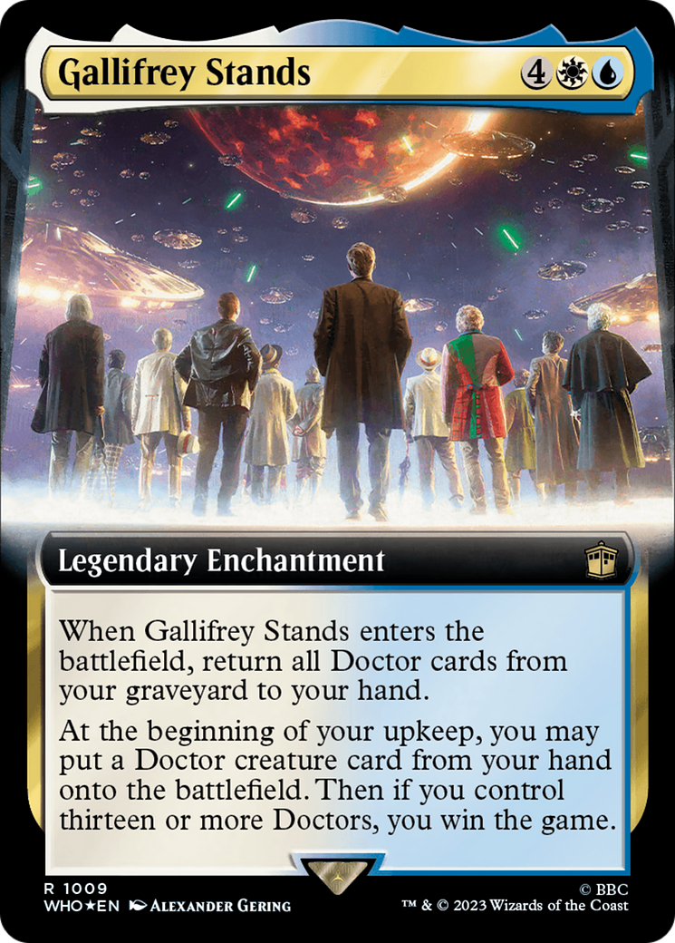 Gallifrey Stands (Extended Art) (1009) Surge Foil - Doctor Who