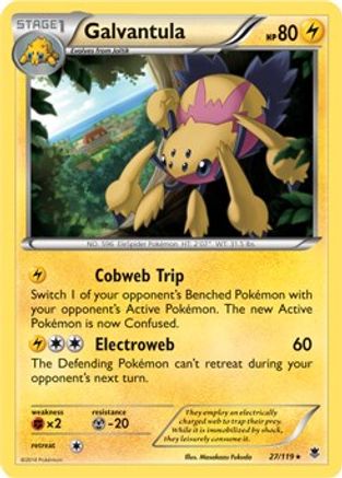 Galvantula (Deck Exclusives) (27) Holofoil - Phantom Forces