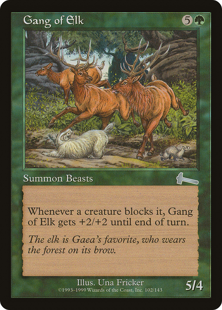 Gang of Elk (102) - Urza's Legacy