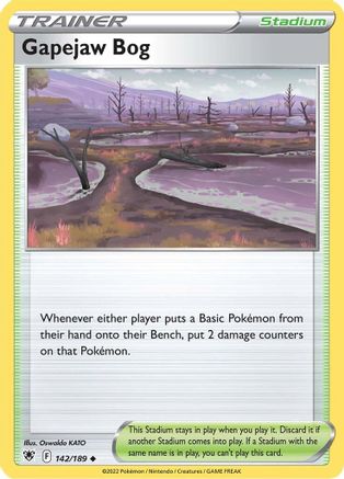 Gapejaw Bog (142) Reverse Holofoil - Astral Radiance