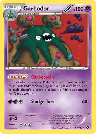 Garbodor (68) Reverse Holofoil - Legendary Treasures