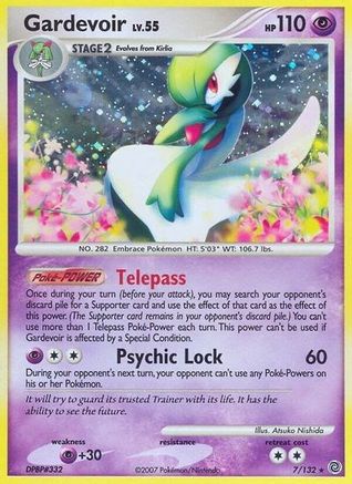 Gardevoir (7) Holofoil - Secret Wonders