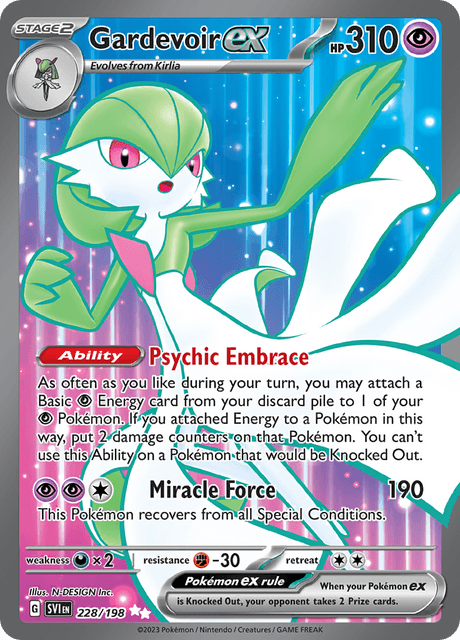 Gardevoir ex (Full Art) (228) Holofoil - Scarlet & Violet