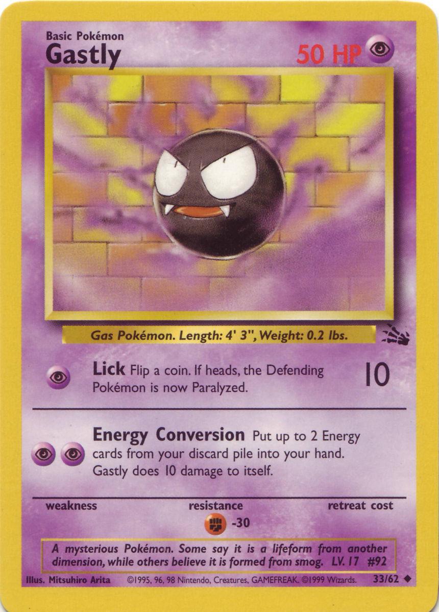 Gastly (33) (Unlimited) - Fossil