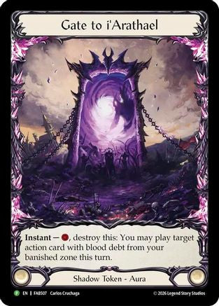 Gate to i'Arathael (Extended Art) (FAB507) Rainbow Foil - Flesh and Blood: Promo Cards