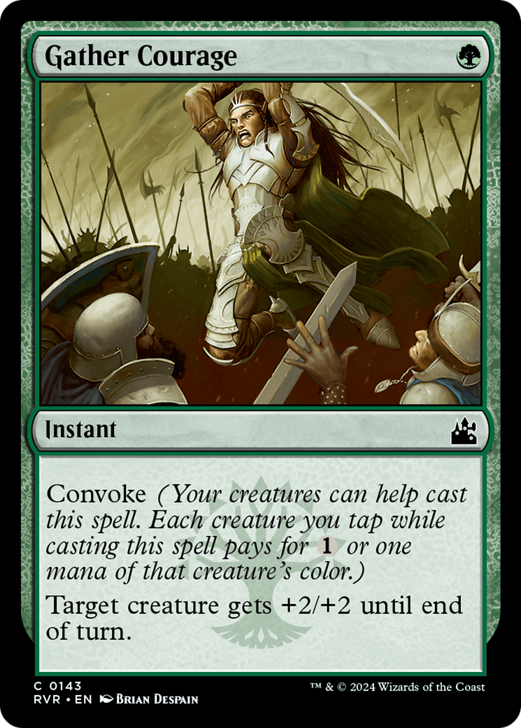 Gather Courage (143) Foil - Ravnica Remastered