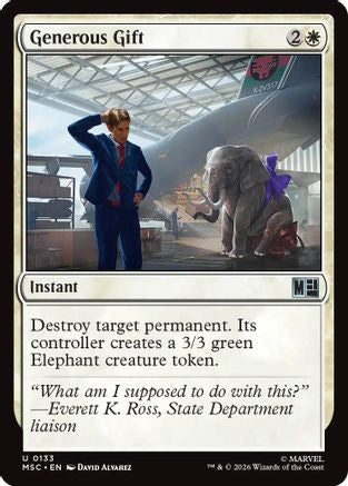 Generous Gift (133) - Commander: Marvel Super Heroes
