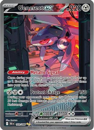 Genesect ex (Alternate Full Art) (169) Holofoil - Black Bolt