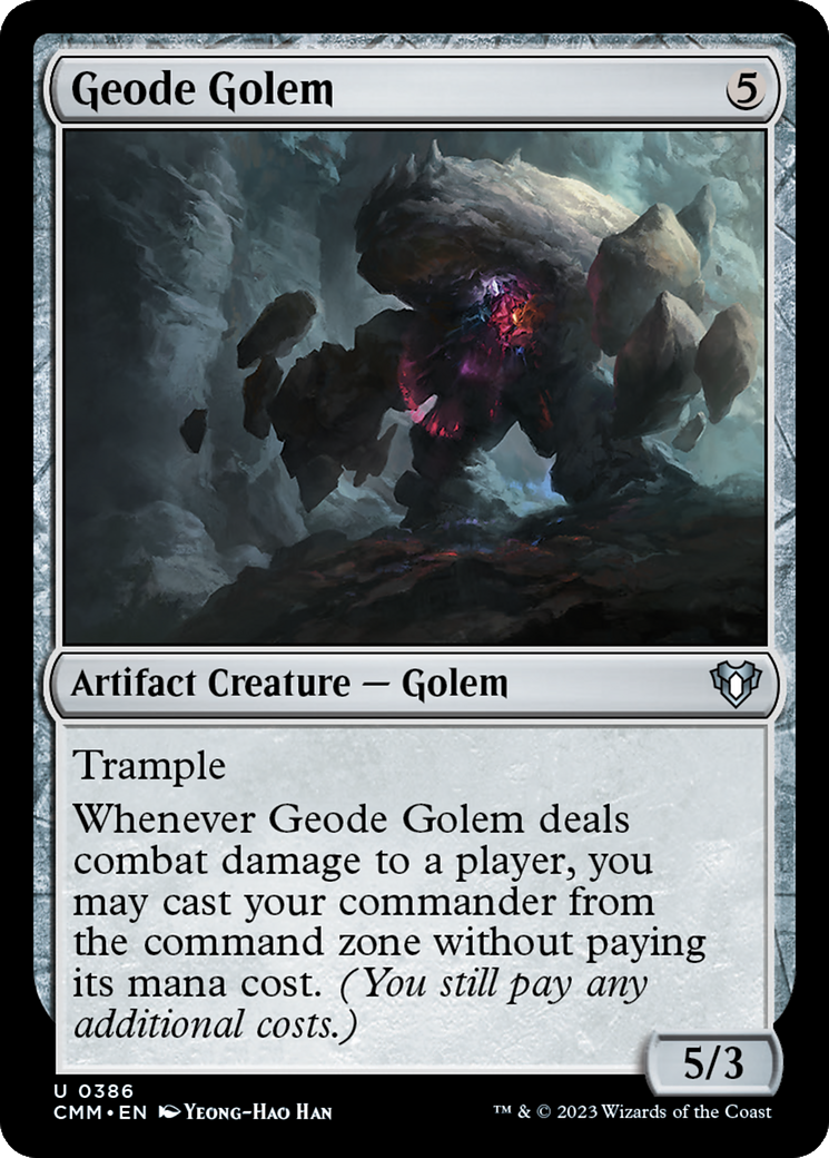 Geode Golem (386) - Commander Masters
