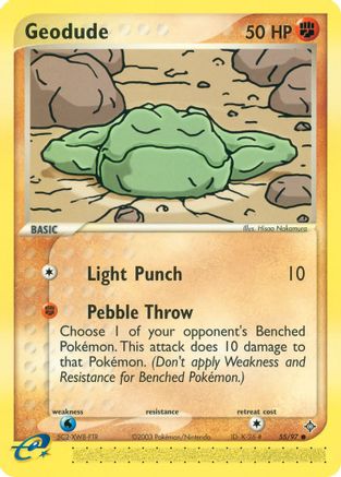 Geodude (55) Reverse Holofoil - Dragon