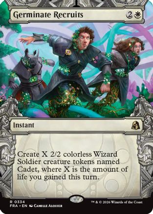 Germinate Recruits (Sculptor's Stronghold Showcase) (334) Foil - Reality Fracture