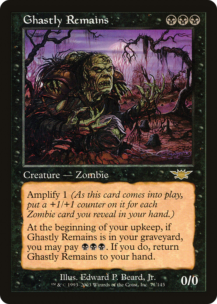 Ghastly Remains (071) Foil - Legions