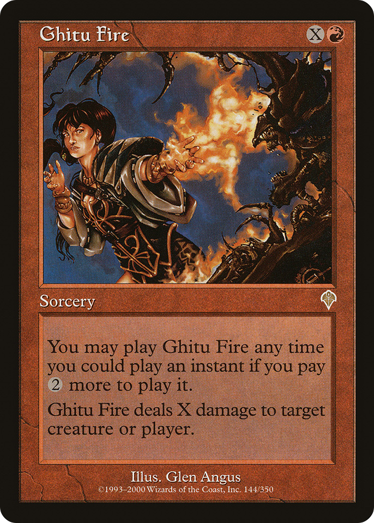 Ghitu Fire (144) Foil - Invasion