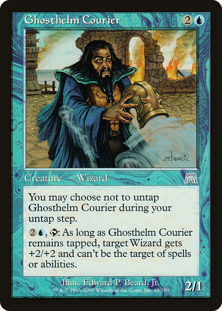 Ghosthelm Courier (085) Foil - Onslaught