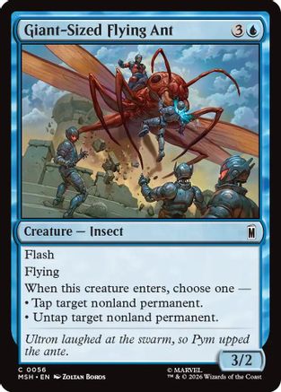 Giant-Sized Flying Ant (056) - Marvel Super Heroes