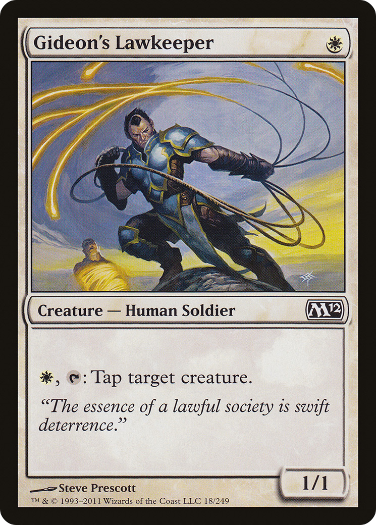 Gideon's Lawkeeper (018) Foil - Magic 2012