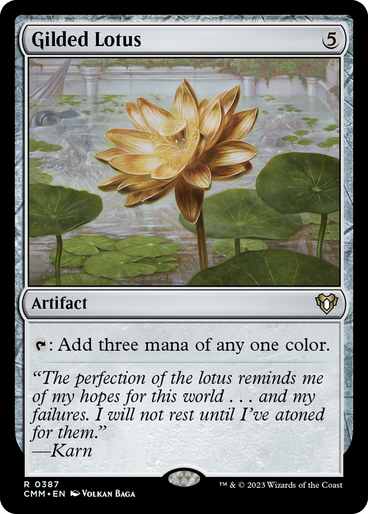 Gilded Lotus (387) - Commander Masters