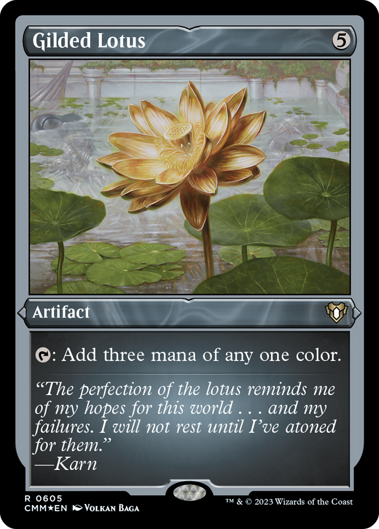 Gilded Lotus (605) Etched Foil - Commander Masters