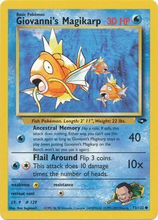 Giovanni's Magikarp (73) (Unlimited) - Gym Challenge
