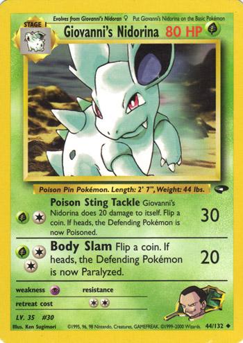 Giovanni's Nidorina (44) (Unlimited) - Gym Challenge
