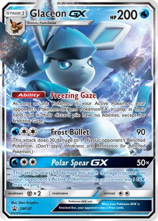 Glaceon GX (SM147) Holofoil - Black Star Promos