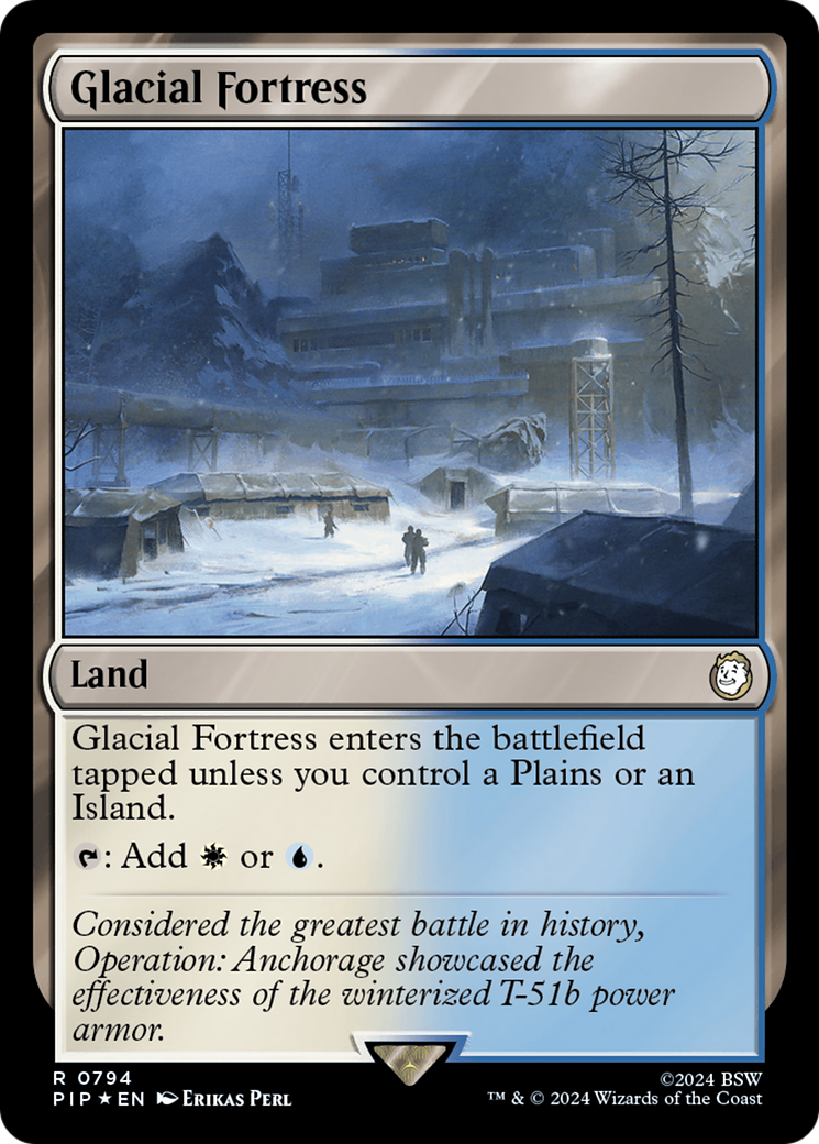 Glacial Fortress (794) Surge Foil - Fallout